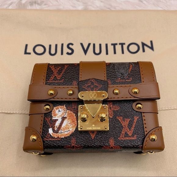 ❌❌ Louis Vuitton Catogram Grace Coddington Mini Essential Trunk clutch bag - Picture 11 of 12